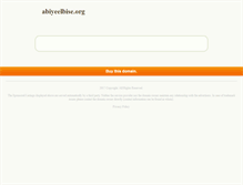 Tablet Screenshot of abiyeelbise.org